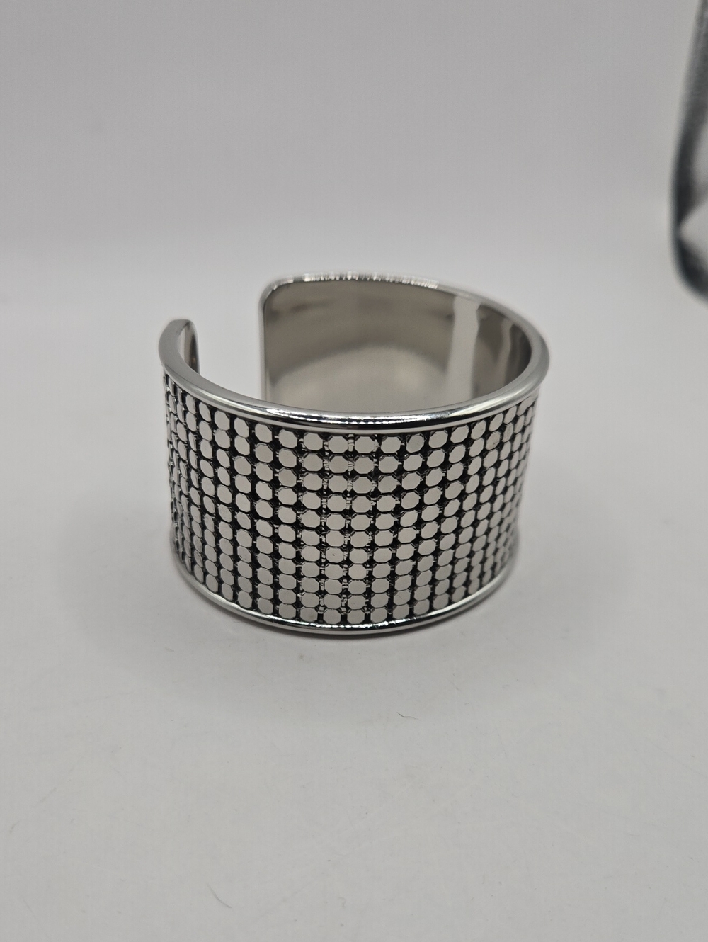 NWOT INC International Concepts Mixed Gold and Silver Mesh Cuff Bracelet